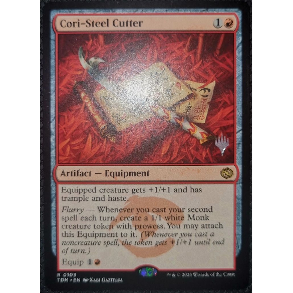 MTG Cori-Steel Cutter TDM (Promo Pack Nonfoil) | Shopee Philippines