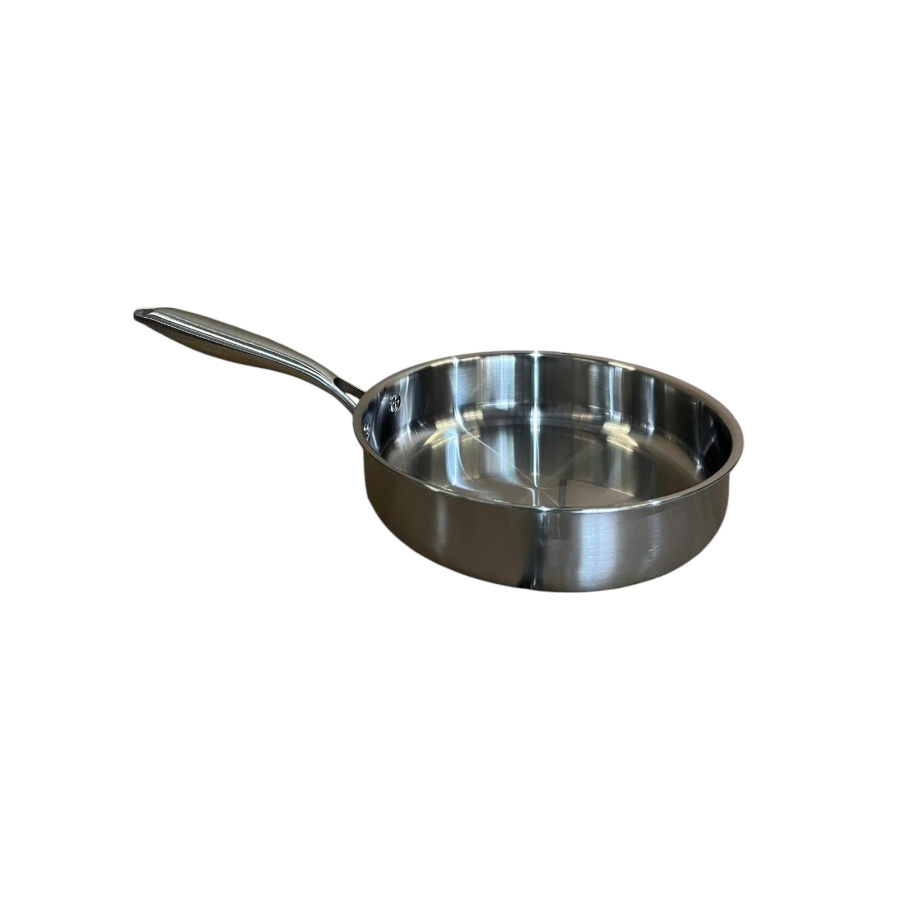 Gourdo's Tri-ply Fry Platinumware Fry Pan Stainless Steel 24CM/2 ...