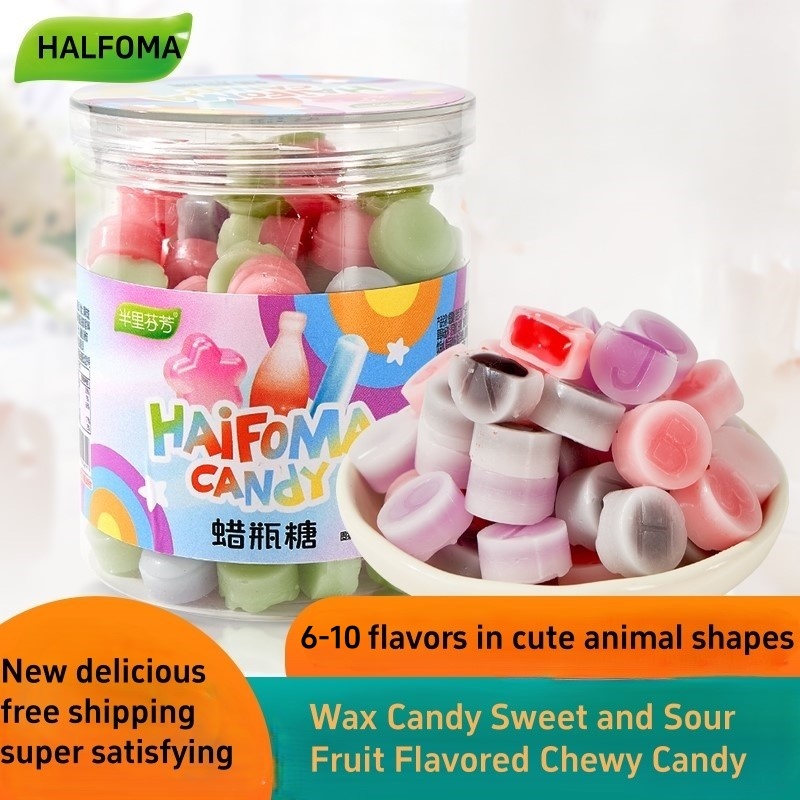 Wax candy new upgrade sweet and sour jam 50 medium chewy wax bottle ...