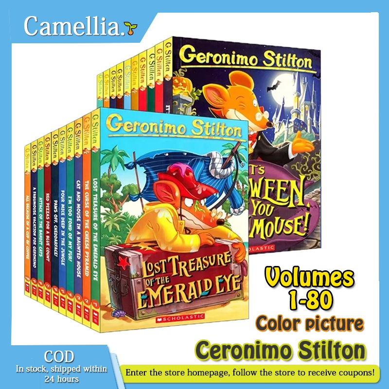 【NEW】Geronimo Stilton Series Complete Collection comic story books for ...
