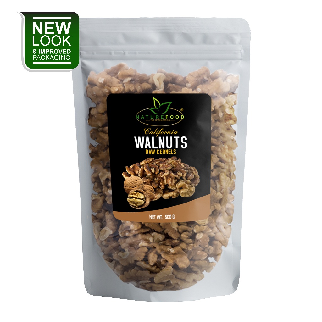 California Walnuts (RAW NOT ROASTED, Ready to Eat, Low Carb High Fiber ...