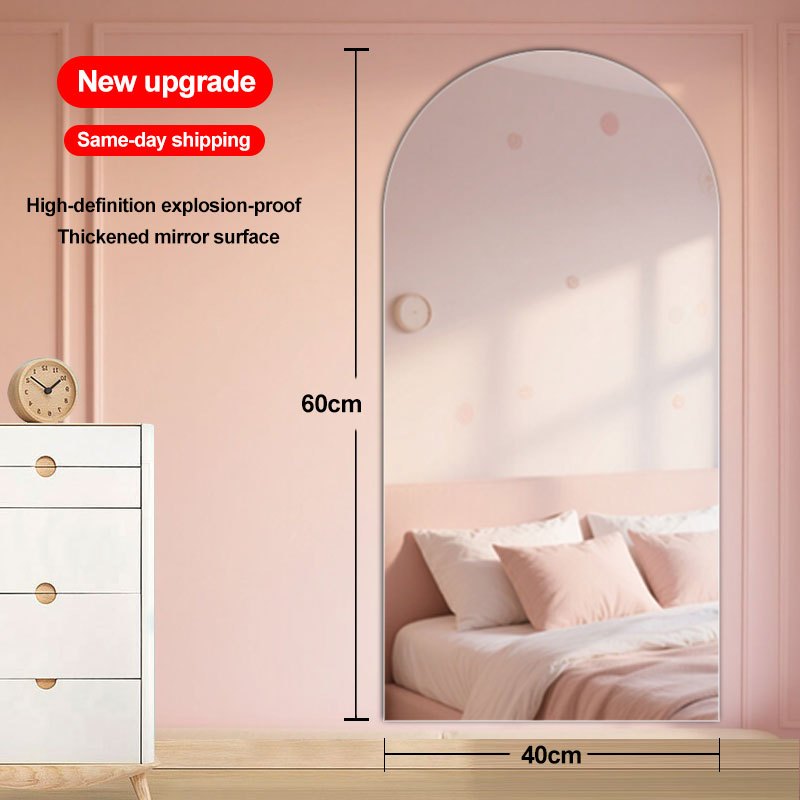 mirror sticker wall acrylic mirror wall sticker self-adhesive mirror ...