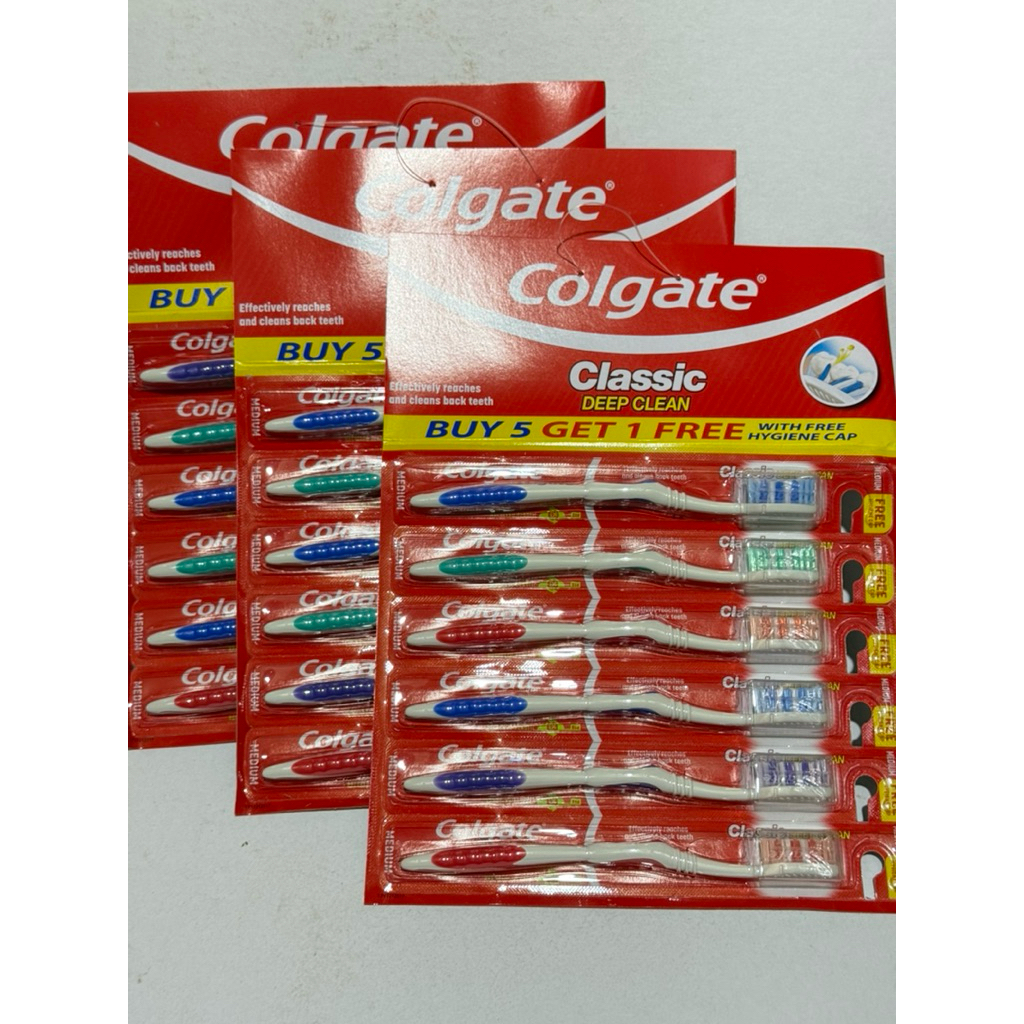 Colgate Classic Toothbrush 5+1 | Shopee Philippines