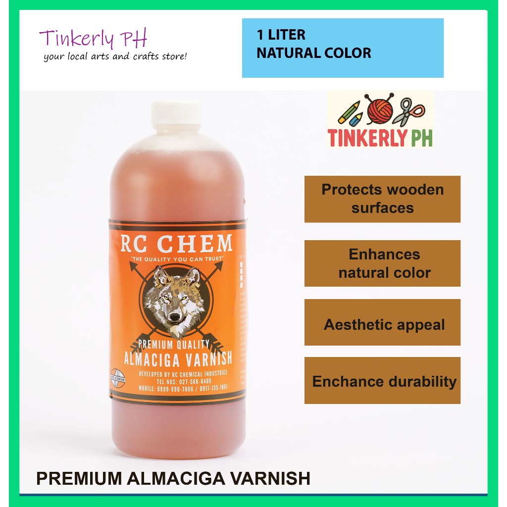 Almaciga Varnish-Natural Color Available SIzes: 1 Liter & 350 ML ...