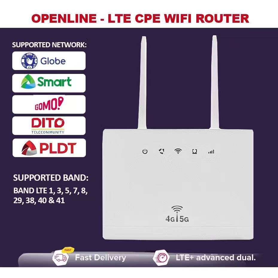 WiFi Router Sim Card Modem 4G/5G Network Router 2.4G Dual Band Gigabit ...
