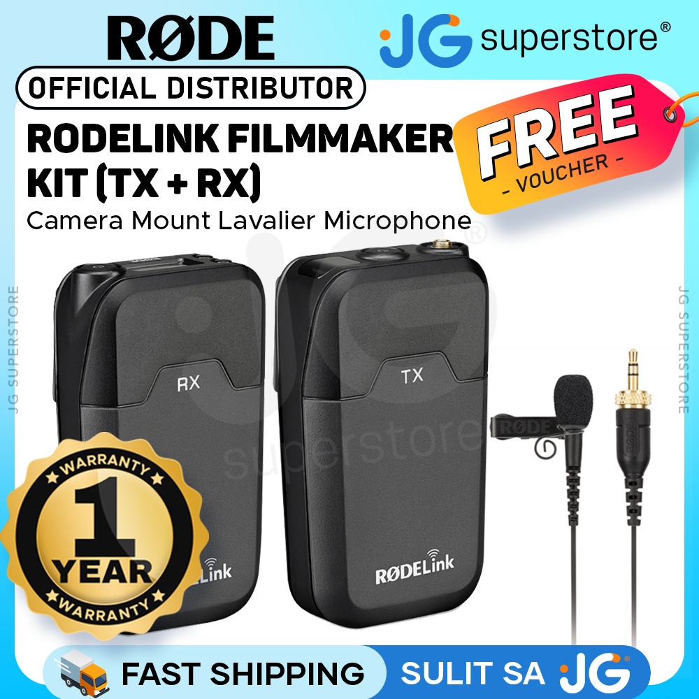 Rode RodeLink Filmmaker Kit (TX + RX) Digital On-Camera 2.4GHz Wireless ...