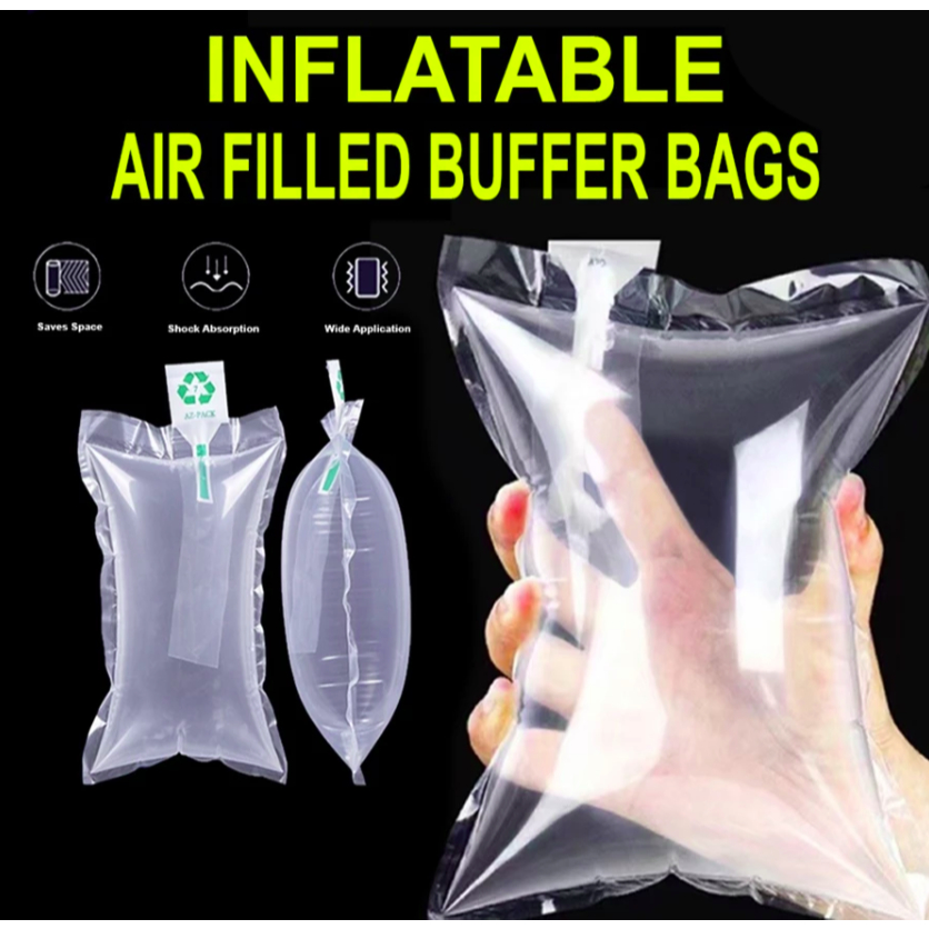 10pcs Cushion Air Pouch Inflatable Pillow Bag Filler Bubble Wrap buffer ...