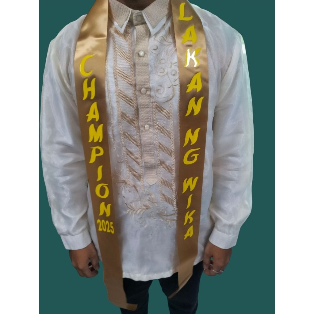 Customized Sash/ Glossy ribbon and Glossy Print (For Lakan and ...