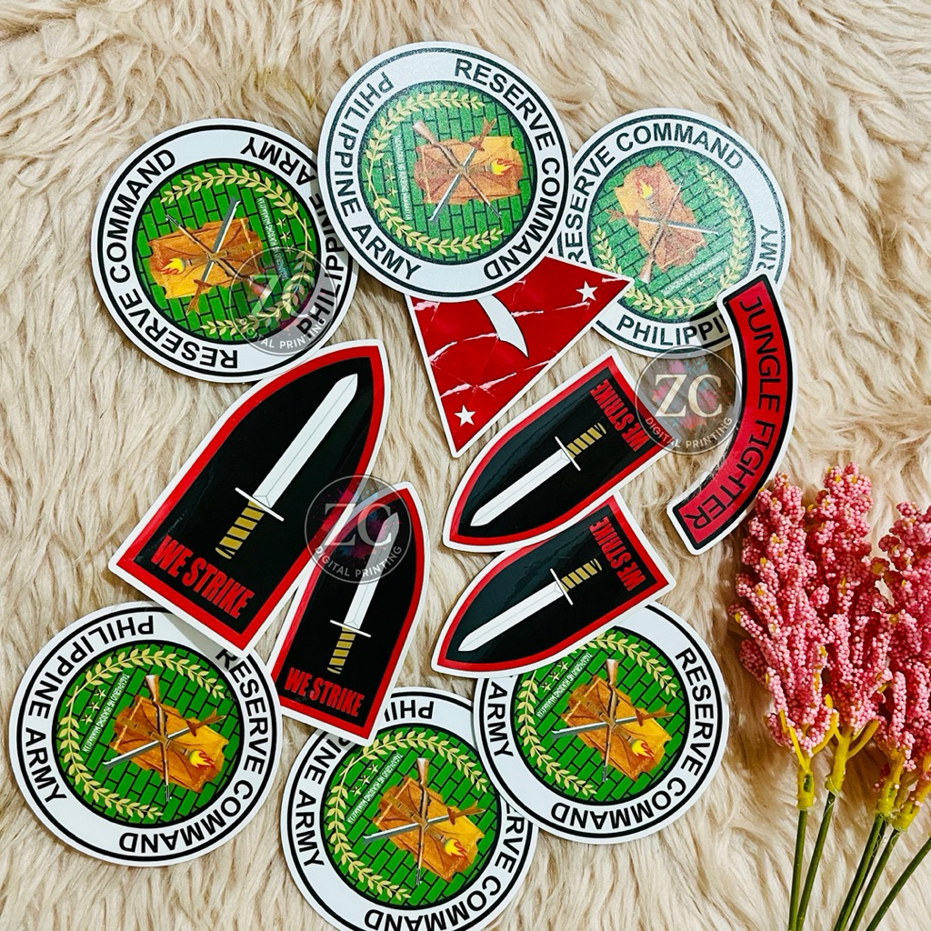 PA Reserve Command Waterproof Sticker | Vinyl Sticker | Shopee Philippines