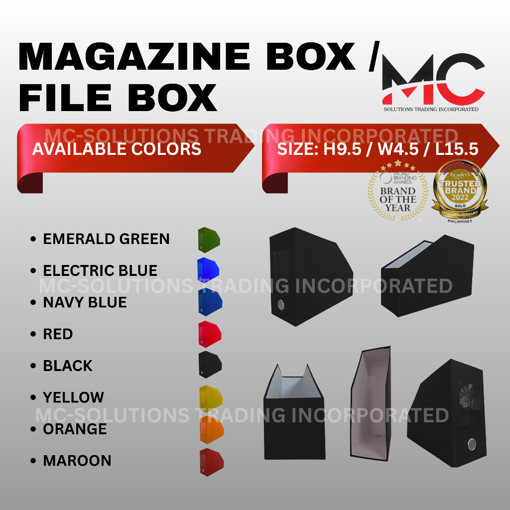 Magazine Box / File Box / Data File Box | Shopee Philippines