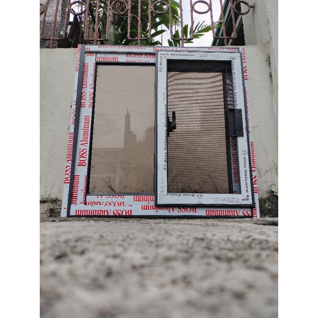 60cm W x 80cm H sliding window with screen | Shopee Philippines