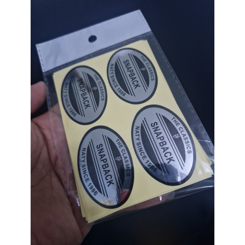18 PCS SNAPBACK STICKERS FOR HATS | Shopee Philippines