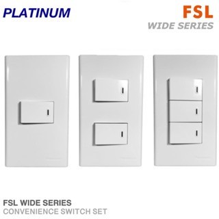 FSL Wide Series Convenience Switch | 1gang 2gang 3gang | 0ne Way Switch ...