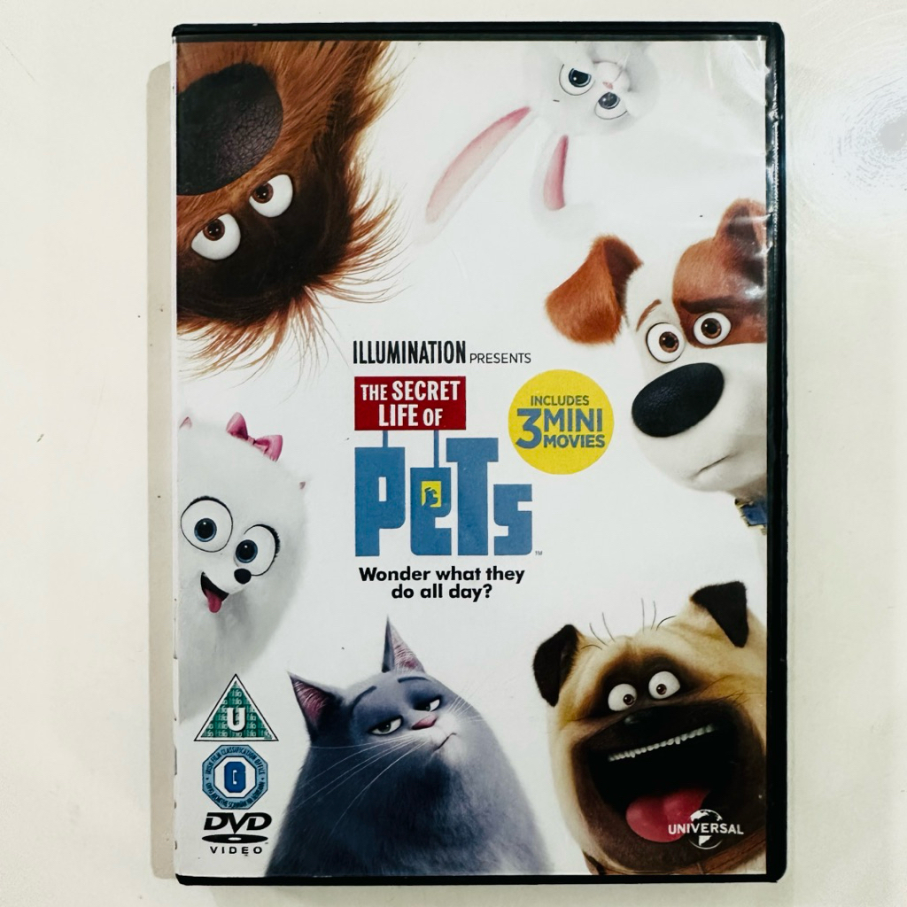 The Secret Life of Pets DVD (UK Region 2 PAL, Animated Family Movie ...