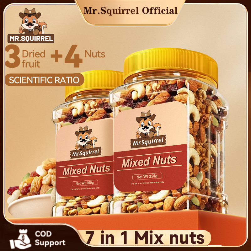250g Mixed Nuts and Fruits Snack Trail Mix Nuts and Dried Fruits Mixed ...