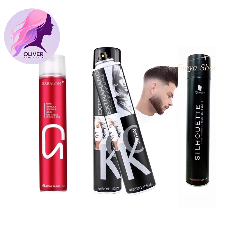 Salon Professional Strong Hold Invisible Hair Spray Net - 420ml ...