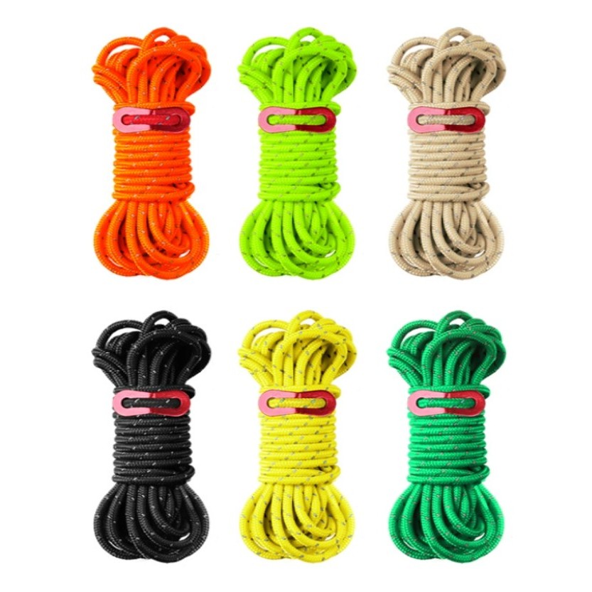 Camping Tent Paracord Rope Flysheet Tarp Reflective Wind String With ...