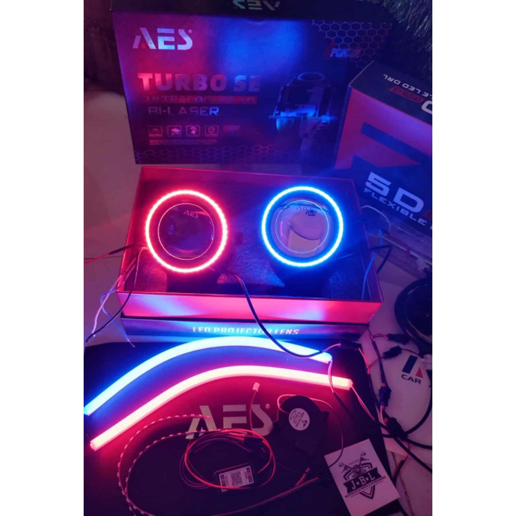 AES V7 5D HYBRID METRIX 4 n 1 CRISTAL SLIM 2.5 SHROUD 30CM DRL DEMON ...