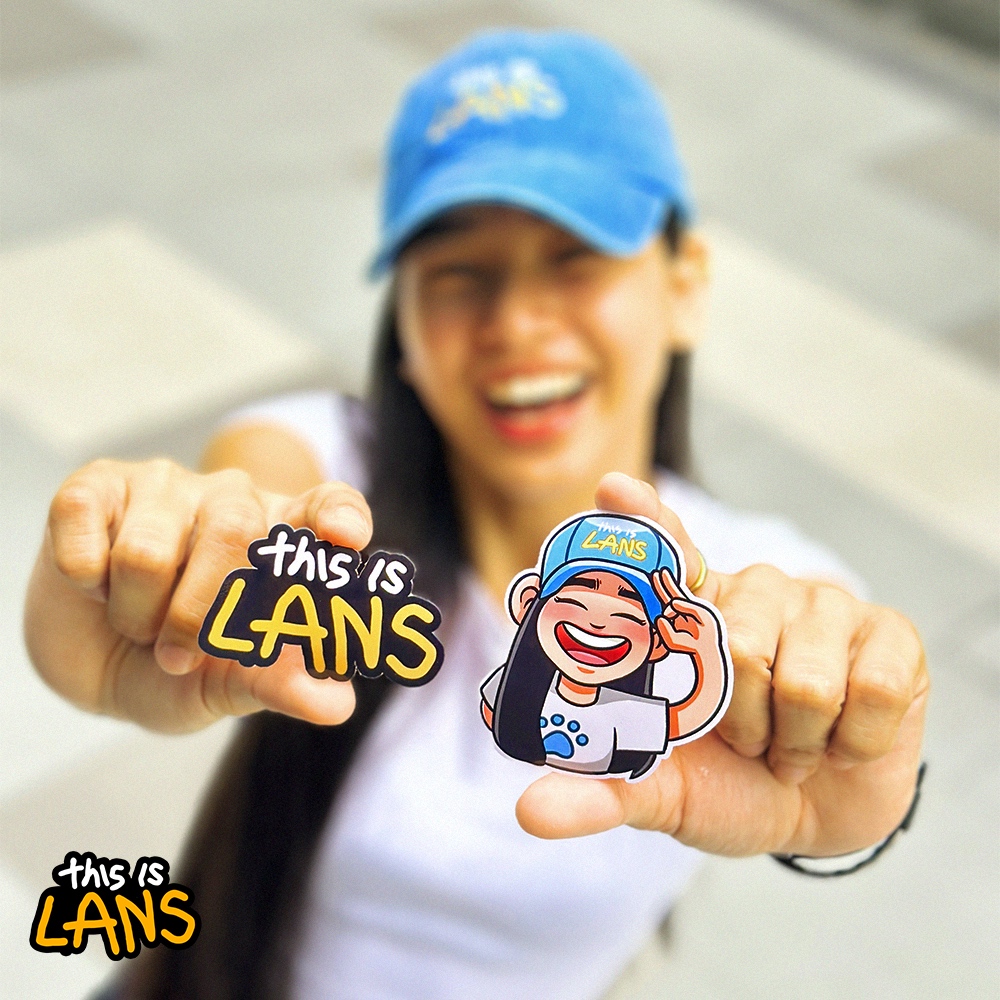 This is Lans Cap V1 | with Lans Stickers | Shopee Philippines