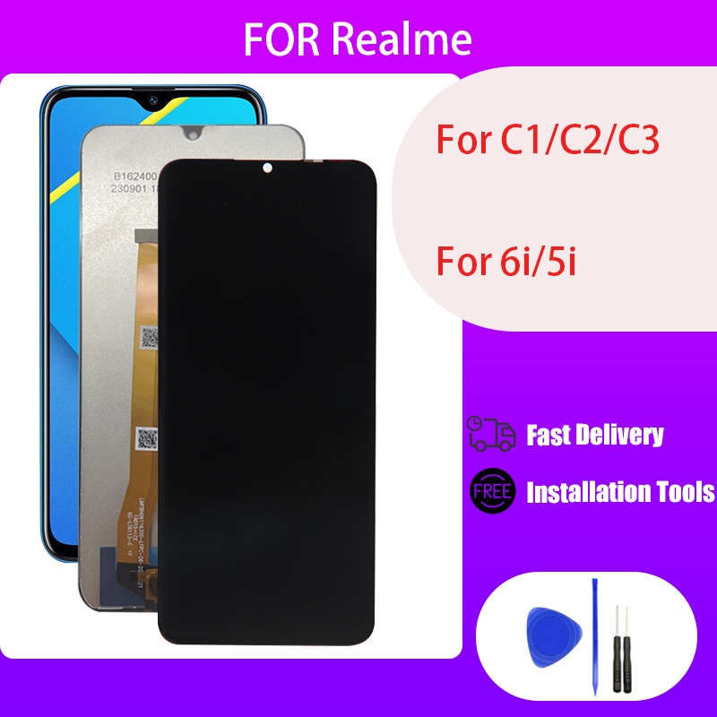 For Realme 5i LCD RMX2030 Realme C1/C2/C3 LCD For Realme 6i LCD Display ...