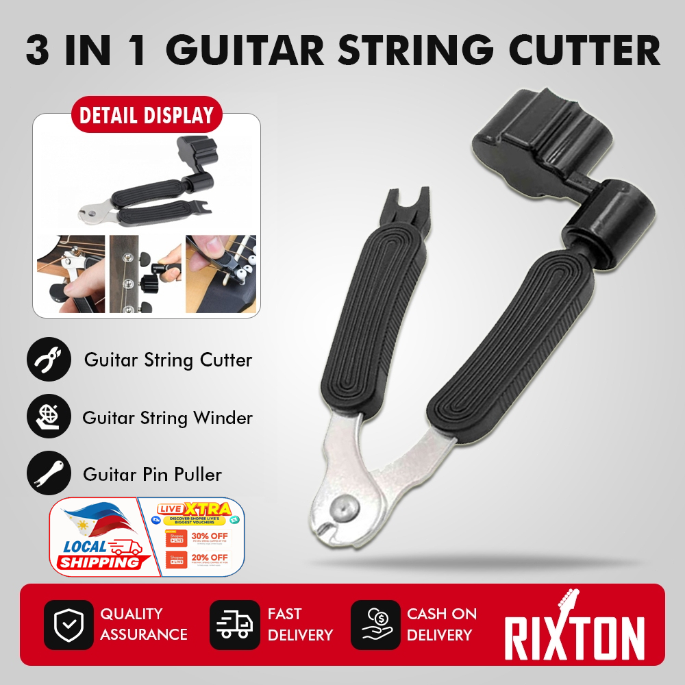 Multifunctional Black Guitar String Winder Cutter & | Ubuy