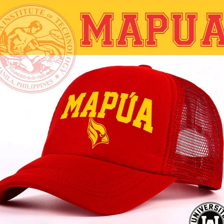 FANATICO MAPUA University Red Cardinal Trucker Mesh Cap | Shopee ...