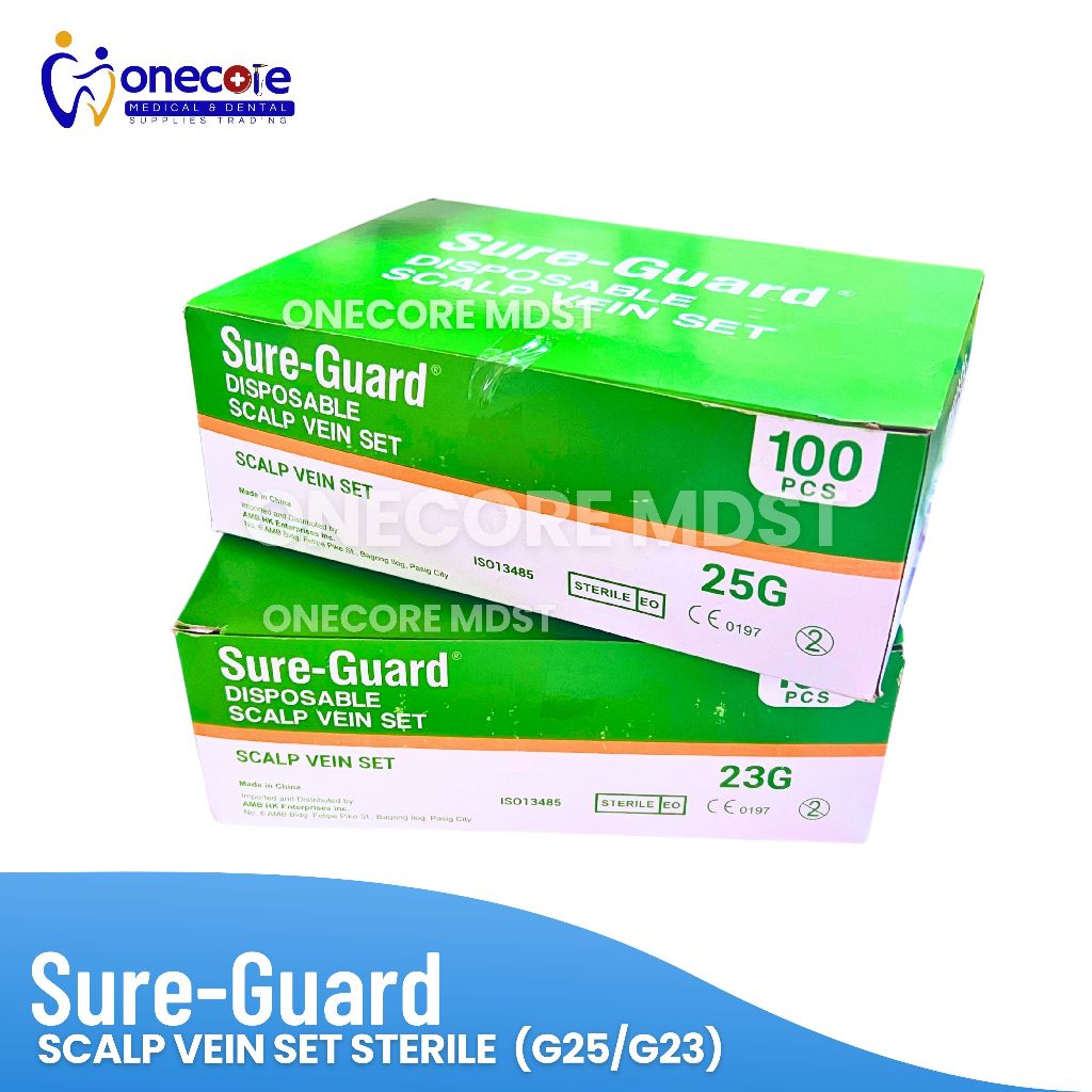 Butterfly Scalp vein | Sureguard Butterfly G19, G21, G23, G25 | Shopee ...