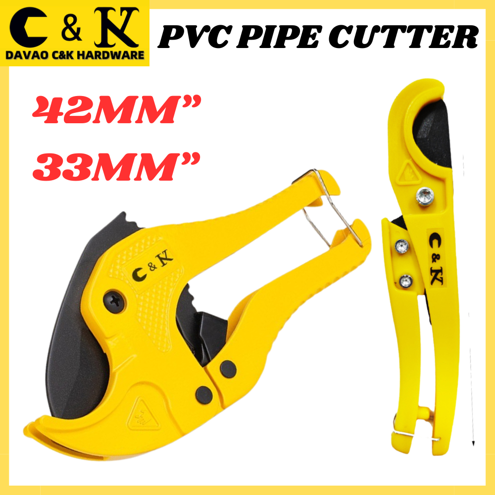 [CK02] PVC Pipe Cutter 33&42mm Quick Shear Cutting Tool with Auto Open ...