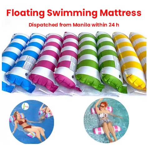 Water Inflatable Floating Bed Floating Water Hammock Float Lounger