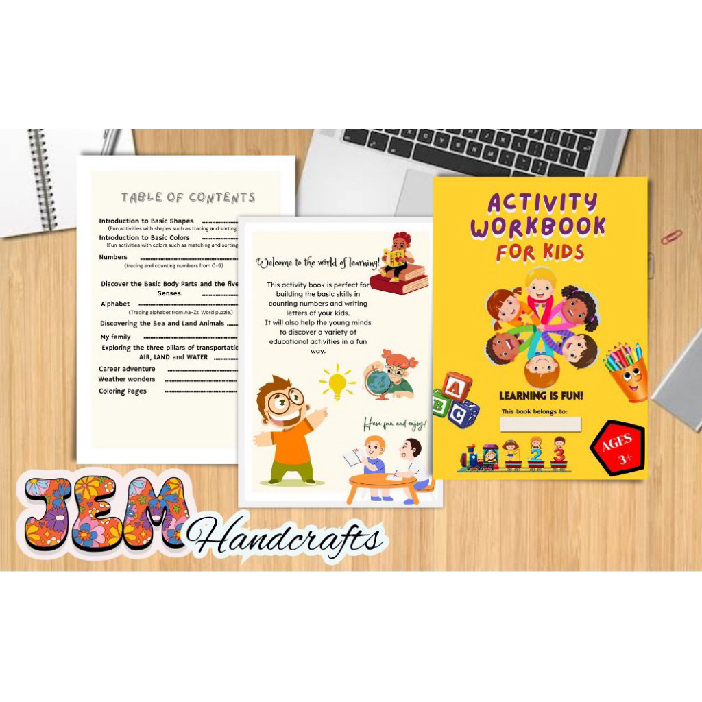 WORKBOOK FOR PRE-SCHOOL,KINDERGARTEN, ACTIVITY WORKBOOK | Shopee ...