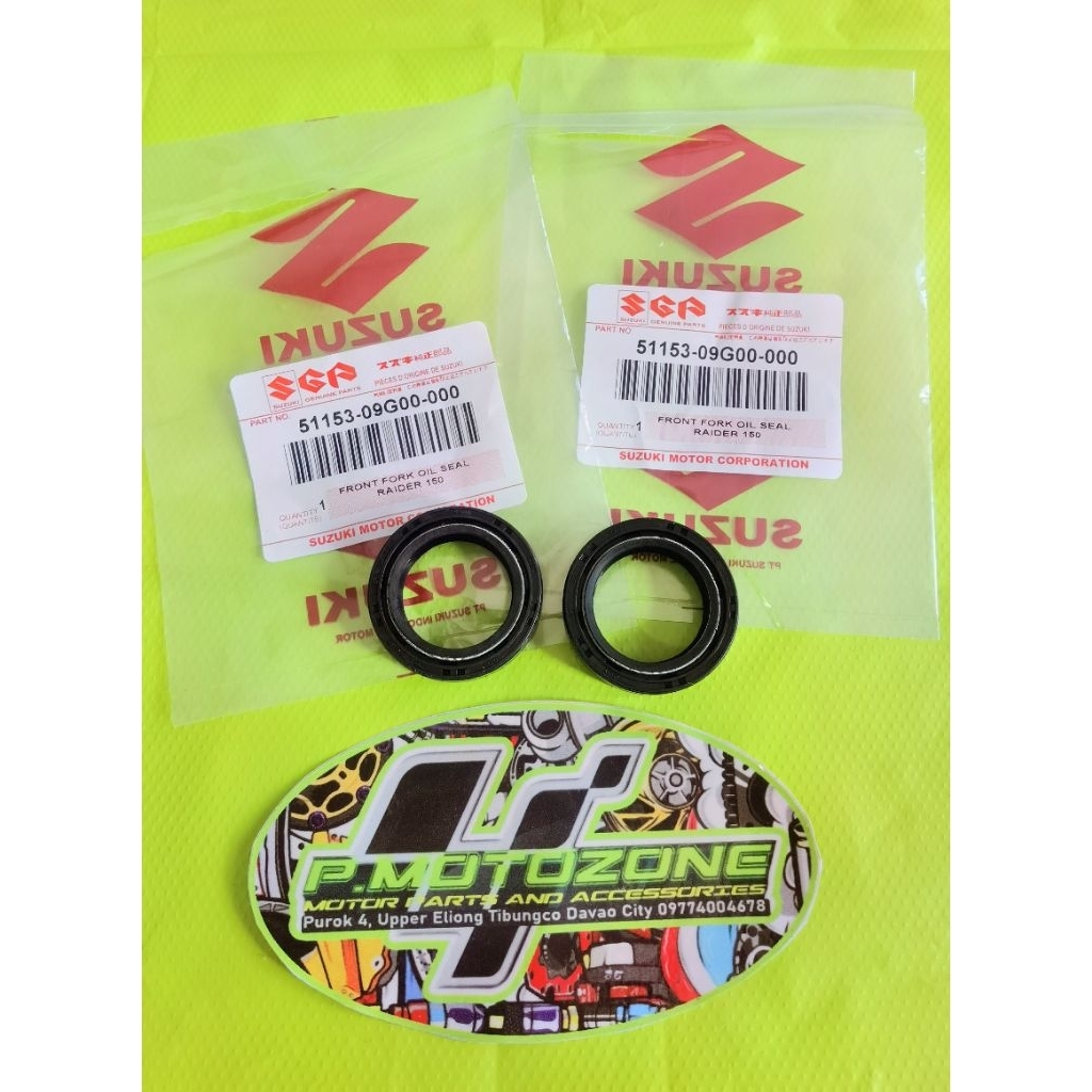 Fork oil seal Raider 150 / Raider 150Fi / Smash 115, Suzuki Genuine ...