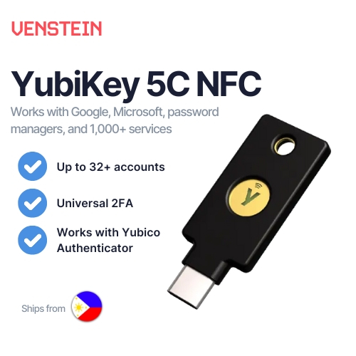 YubiKey 5C NFC | USB-C & NFC Enabled Multi-Factor Security Key | Shopee ...