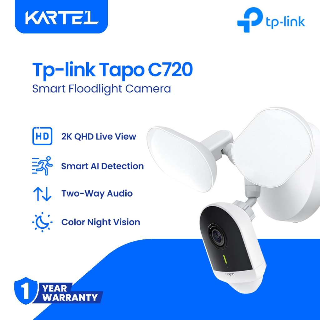 TP-LINK Tapo C720 Smart Floodlight Camera | Shopee Philippines