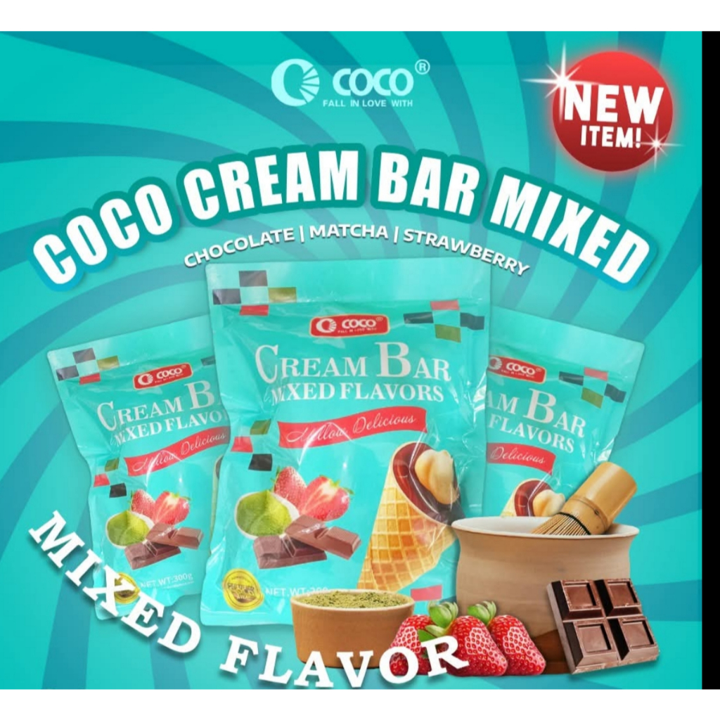 COCO CREAMBAR ICE CREAM CONES MIXED AND SINGLE FLAVOR | Shopee Philippines