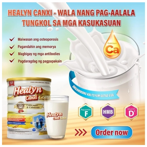 HEALYN CANXI GOLD MILK 400g - Prevents Osteoporosis&arthritis And ...