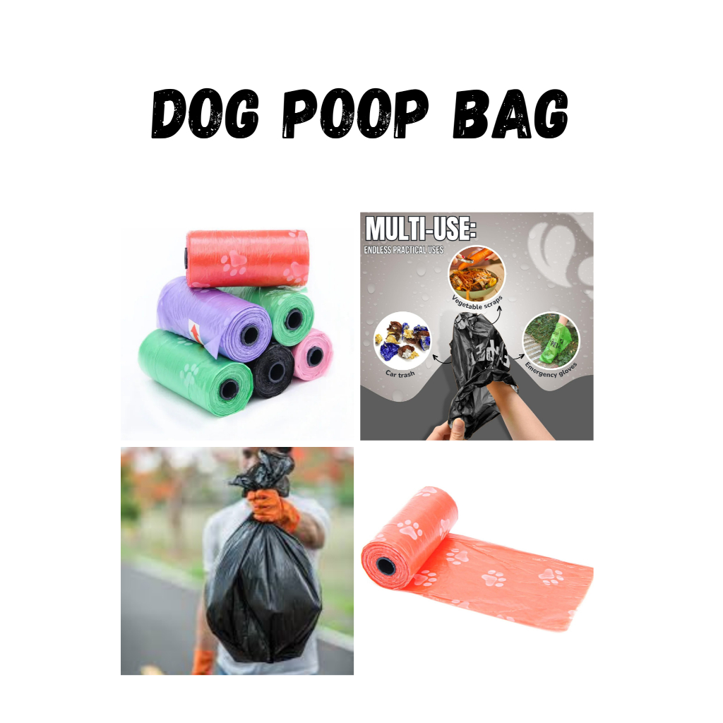 DOG POOP BAG (PETS LITTER AND TOILET) | Shopee Philippines