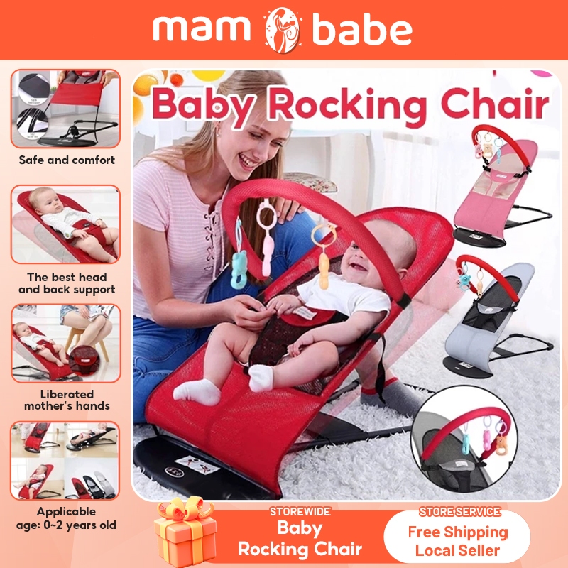 Portable Baby Rocking Chair Foldable Bounce Balance Chair for kids ...