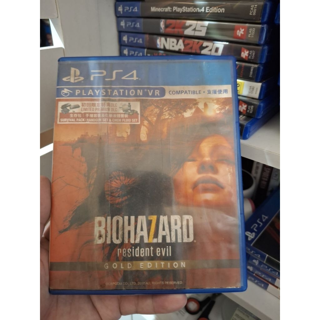 Resident Evil 7 Biohazard Gold Edition – PS4 (PAL) – Très Bon état – Avec Boîtier Et Notice
