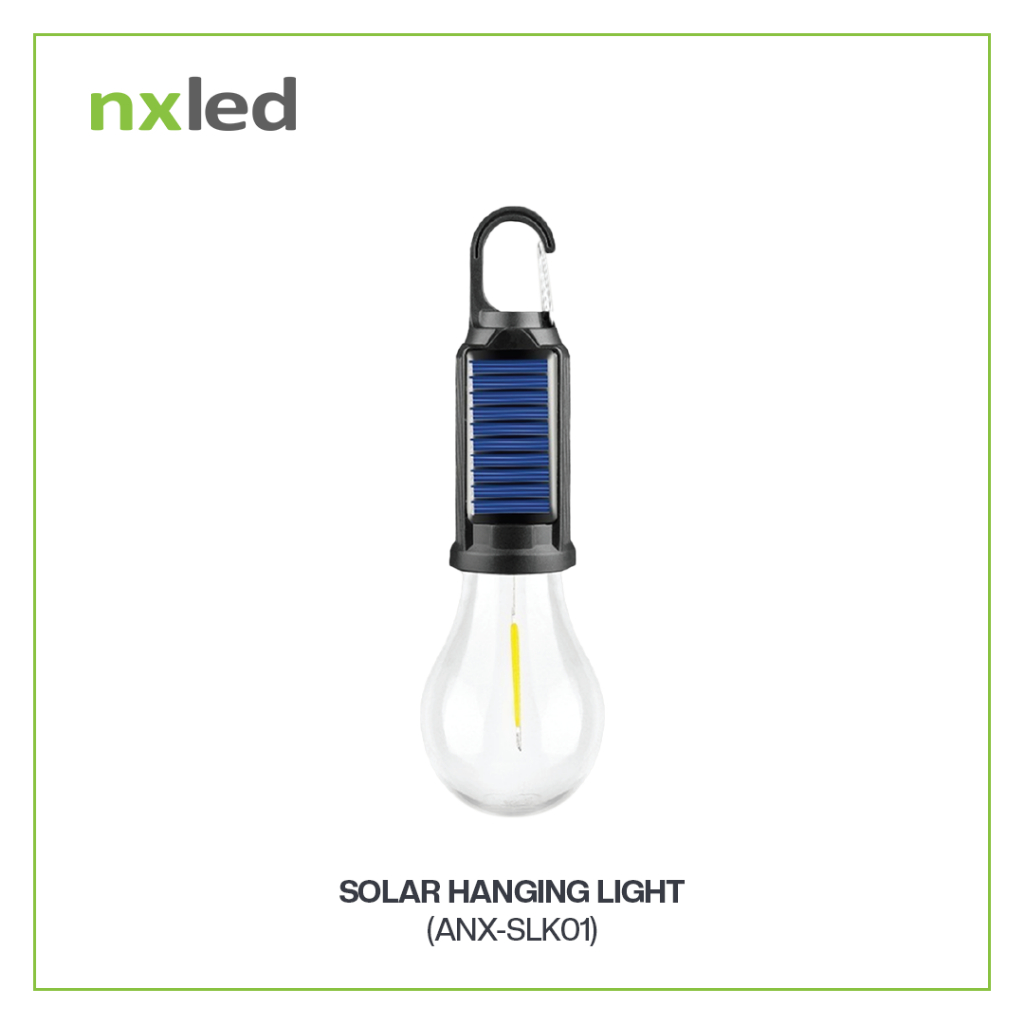 Nxled 2.5W Solar Hanging Light - Daylight IP44 (ANX-SLK01) | Shopee ...