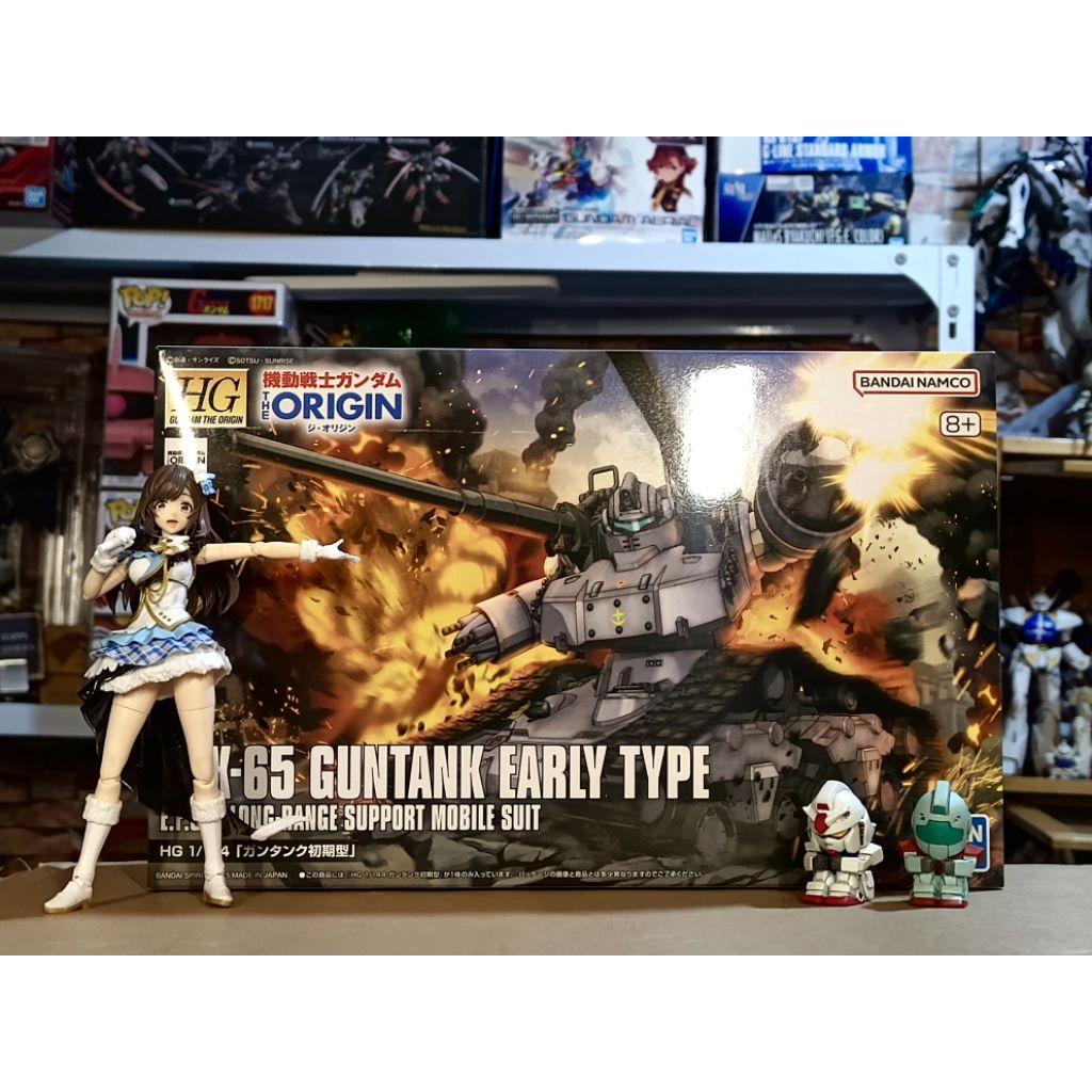 Mô hình HGUC 007 1/144 HG Guntank - Chính hãng Bandai Nhật Bản