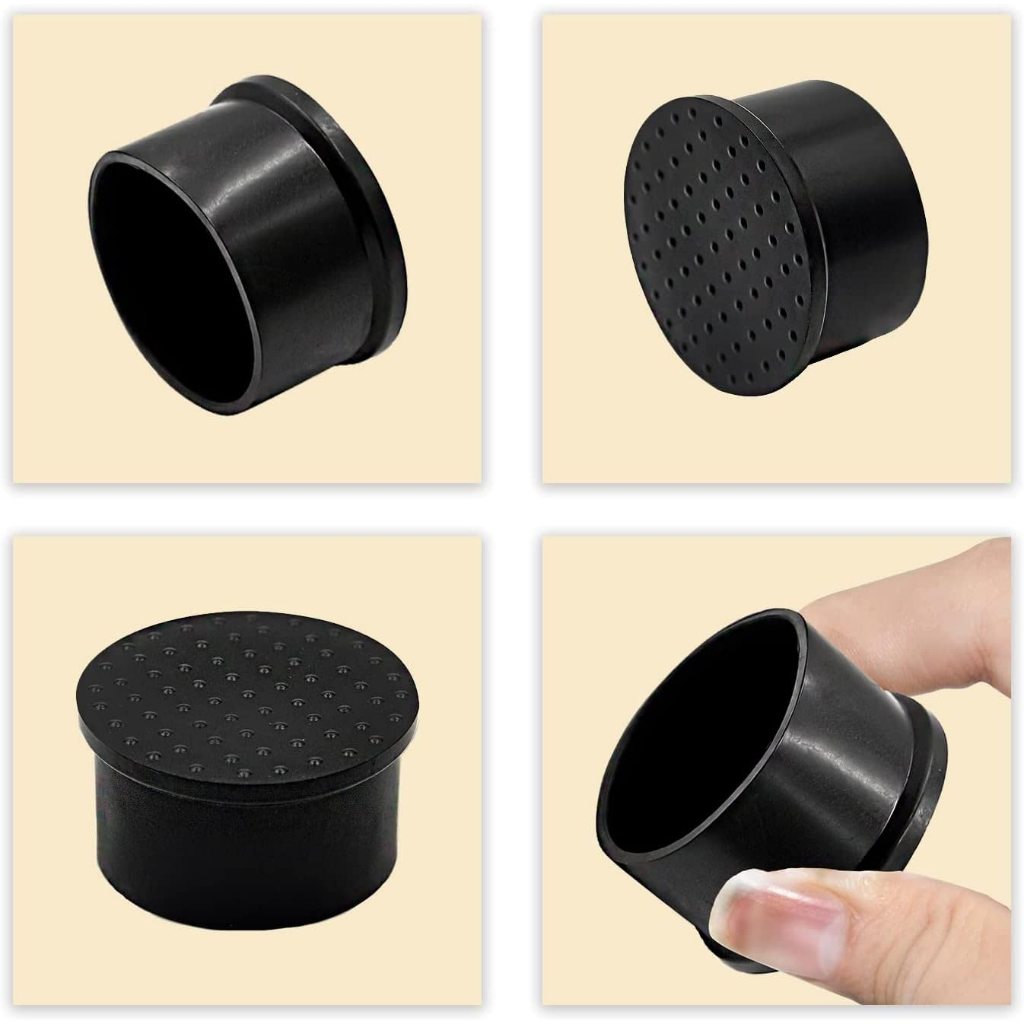 Tubular Rubber Foot Cover & End Cap for Chairs & Tables (Non-slip Floor ...