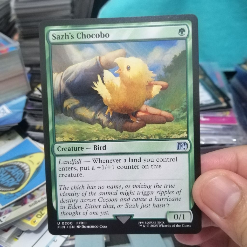 1 Sazh's Chocobo FIN MTG card magic the gathering EDH | Shopee Philippines
