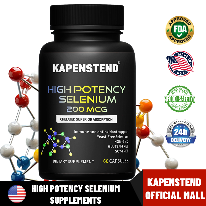 High Potency Selenium capsules For Immune System, Blood Sugar Balance ...