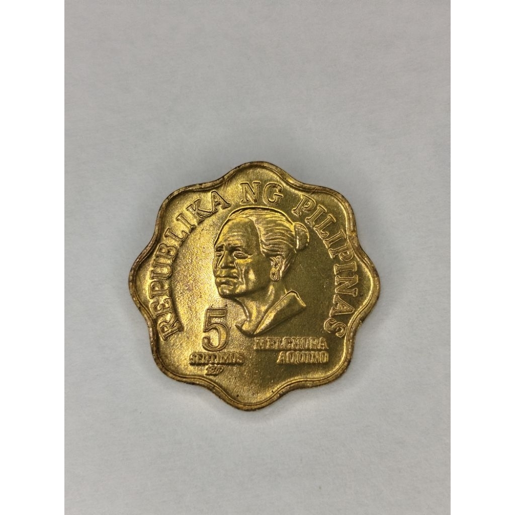 UNC 1980 5 SENTIMOS BSP-MINT ABL SERIES DEMONITIZED OLD COIN COLLECTION ...
