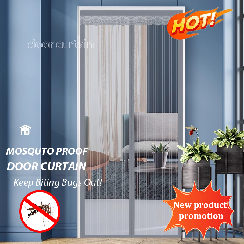 80-220CM Magnetic Door Curtain Net Door Anti Mosquito Insect Fly Bug ...