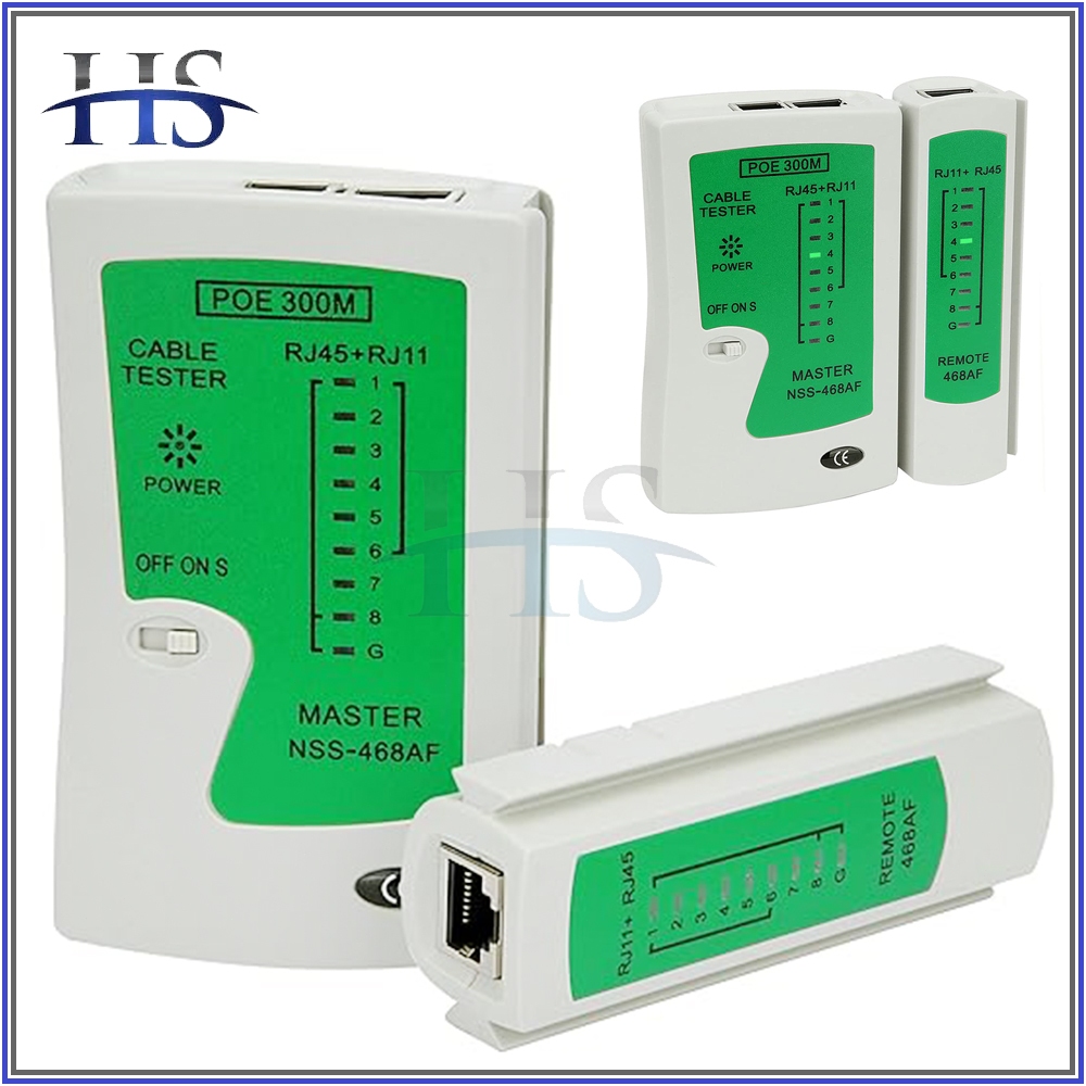 Network Cable Tester RJ45 RJ11 RJ12 CAT5 UTP LAN Networking(BATTERY NOT ...