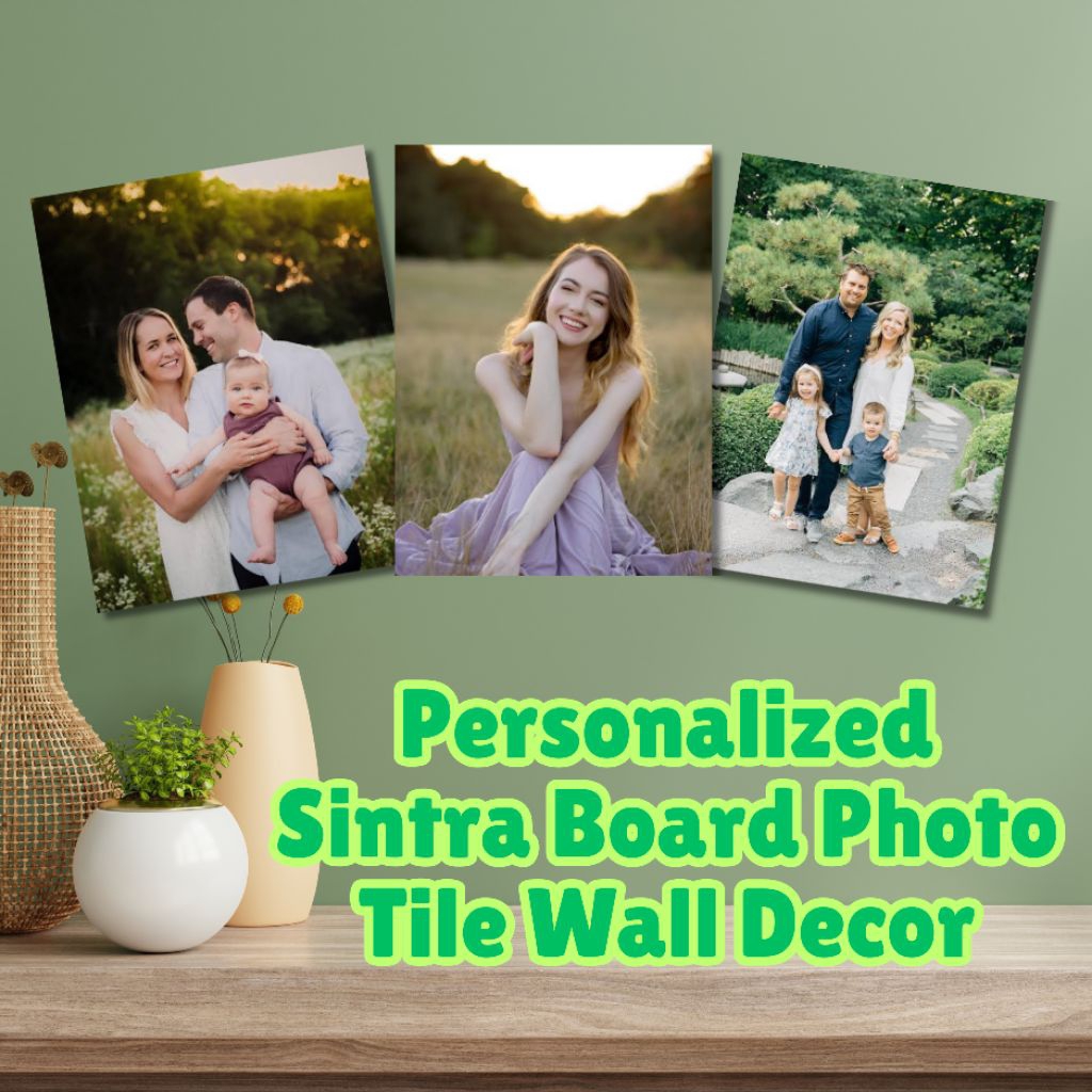 Personalized 3mm Sintra Board Photo tile wall decor | Shopee Philippines