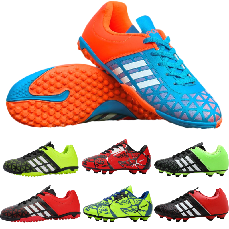 Shipment from Philippines soccer shoes Football Boots Football Shoes Futsal  Shoes sneaker 33-43 kids