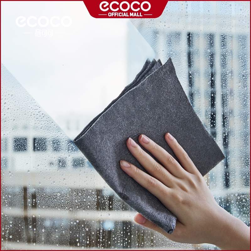 Ecoco Magic Streak-free Cloth Microfiber Cleaning Rag Towel for Window ...