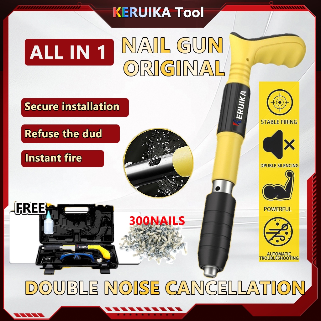 Nail gun Manual Steel Nails Gun For Concrete Rivet Tool Steel Rivet Gun ...